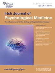 Irish Journal of Psychological Medicine